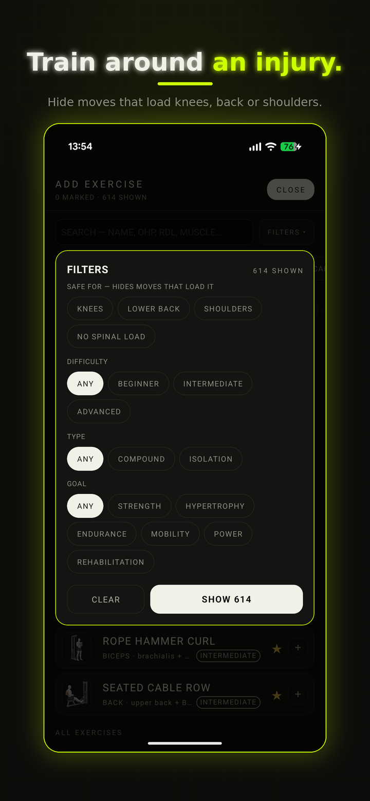 DEADSTOP library filters view